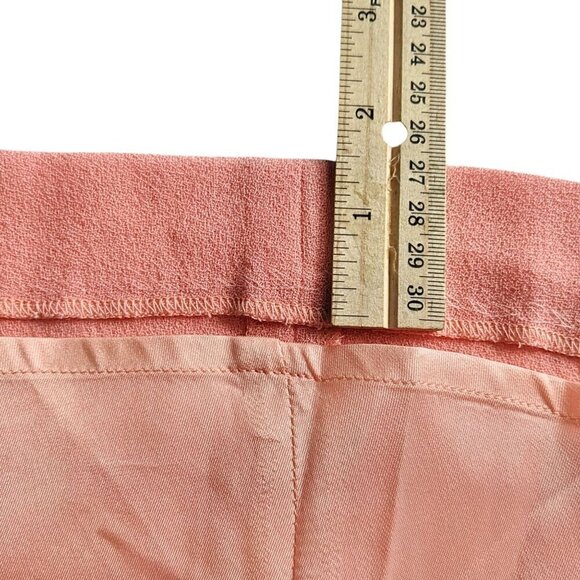 NWT GOAT JANE ATELIER Helena Sunset Coral Fit & Flare Wool Crepe Dress Size 12 - Picture 7 of 9